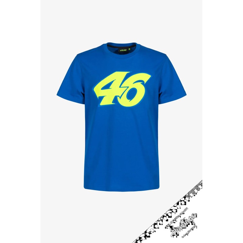 VR46 Heritage Camiseta para Hombre Azul Claro