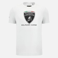 Camiseta Deportiva Blanca para Hombre Lamborghini SC