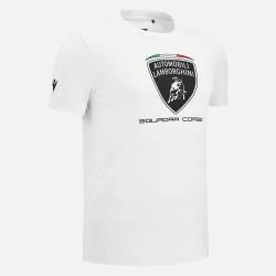 Camiseta Deportiva Blanca para Hombre Lamborghini SC
