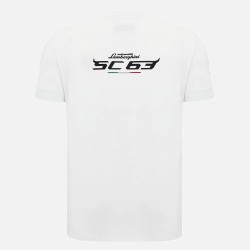 Camiseta Deportiva Blanca para Hombre Lamborghini SC
