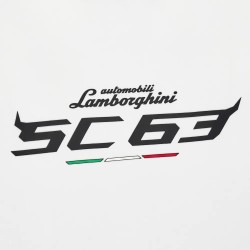 Camiseta Deportiva Blanca para Hombre Lamborghini SC