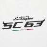 Camiseta Deportiva Blanca para Hombre Lamborghini SC