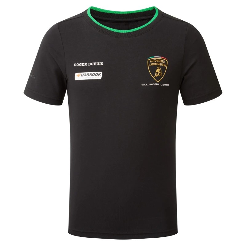 Camiseta de Equipo para Niños Lamborghini SC Negra