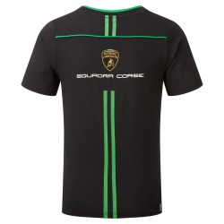 Camiseta de Equipo para Niños Lamborghini SC Negra