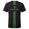 Camiseta del Equipo de Hombres de Lamborghini SC Negra