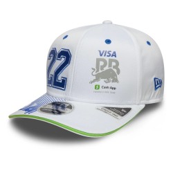 Gorra Visa Cash App RB Driver Yuki Tsunoda 9SEVENTY SS Blanco
