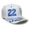 Gorra Visa Cash App RB Driver Yuki Tsunoda 9SEVENTY SS Blanco