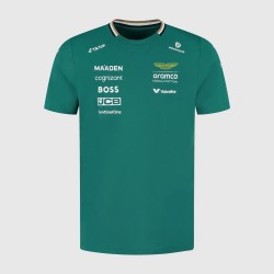Camiseta del Equipo AMF1 RP para Hombre en Verde