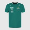 Camiseta del Equipo AMF1 RP para Hombre en Verde
