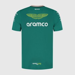 Camiseta del Equipo AMF1 RP para Hombre en Verde