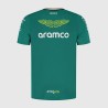 Camiseta del Equipo AMF1 RP para Hombre en Verde
