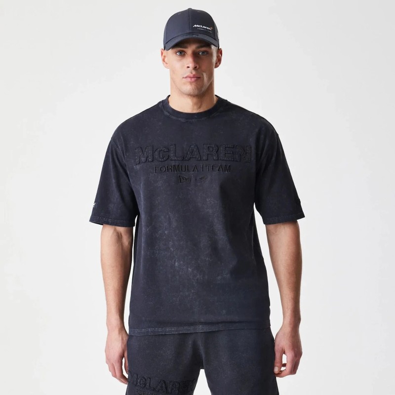 McLaren Camiseta Oversized Washed Negra