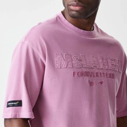 McLaren Newera Mens Washed OS Tee Dark Pink