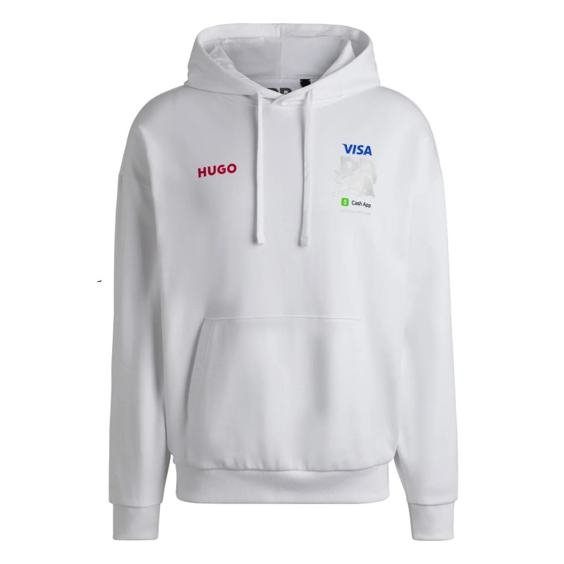 Visa RB Sudadera con capucha para hombre blanco