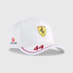 Ferrari RP Hamilton BB Cap White - Official Lewis Hamilton 2025 Cap