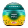 Fernando Alonso 2025 GP Saudi Arabia Mini Hemet Bell escala 1:2