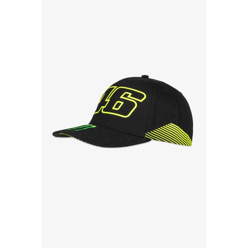 Vr46 Monster Mid Visor Cap Black