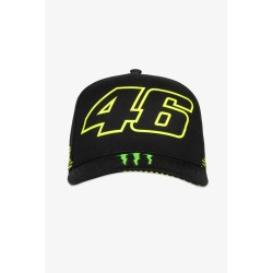 Vr46 Monster Mid Visor Cap Black