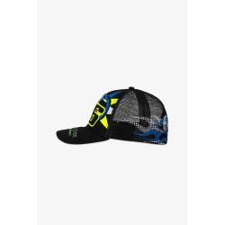 Vr46 Monster Mid Visor Trucker Cap Black