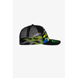 Vr46 Monster Mid Visor Trucker Cap Black
