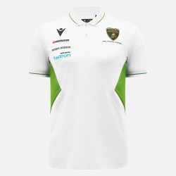 Automobili Lamborghini Squadra Corse Polo Blanco Para Hombre