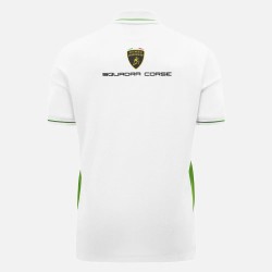 Automobili Lamborghini Squadra Corse Polo Blanco Para Hombre
