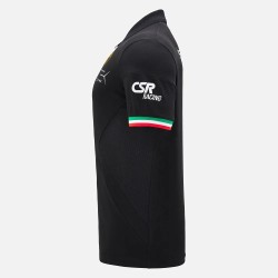 Automobili Lamborghini Squadra Corse Polo Negro Para Hombre