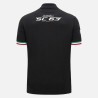 Automobili Lamborghini Squadra Corse Polo Negro Para Hombre