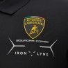 Automobili Lamborghini Squadra Corse Polo Negro Para Hombre