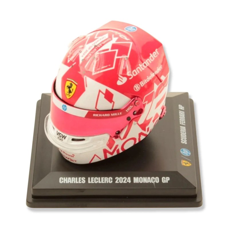 Mini Helmet 1:5 Leclerc Monaco 2024