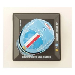 Mini Helmet 1:5 Leclerc Miami 2024