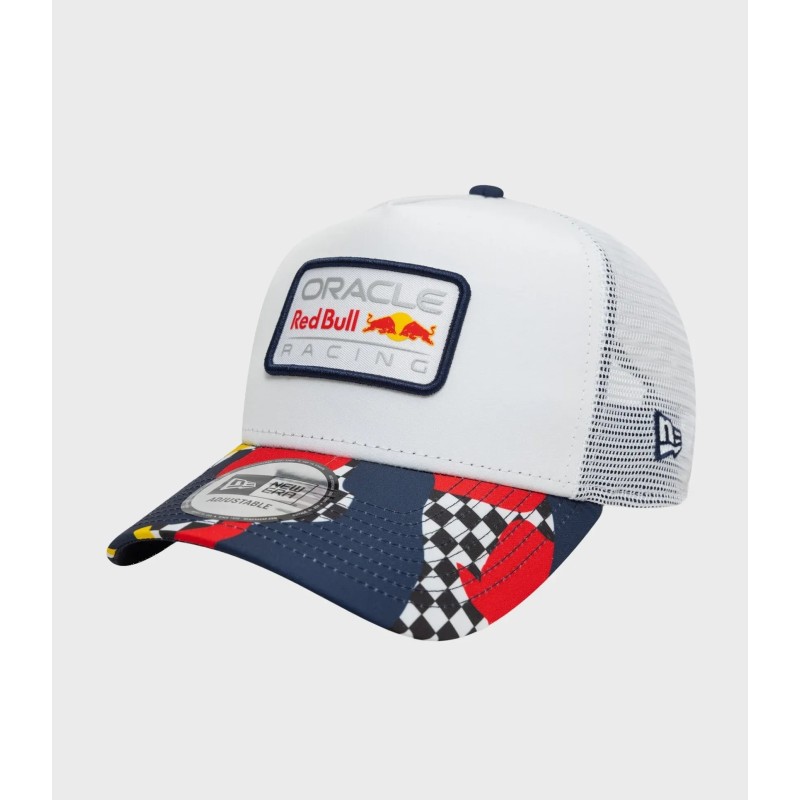 Gorra Red Bull Abstract EF Truck Trucker Blanca