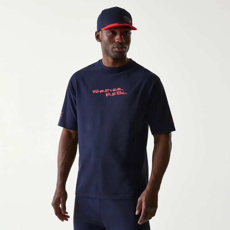 Camiseta RBR New Era Hombre Azul Oscuro