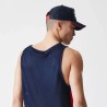 Camiseta sin mangas de malla de baloncesto RBR NEWERA para hombre en azul noche