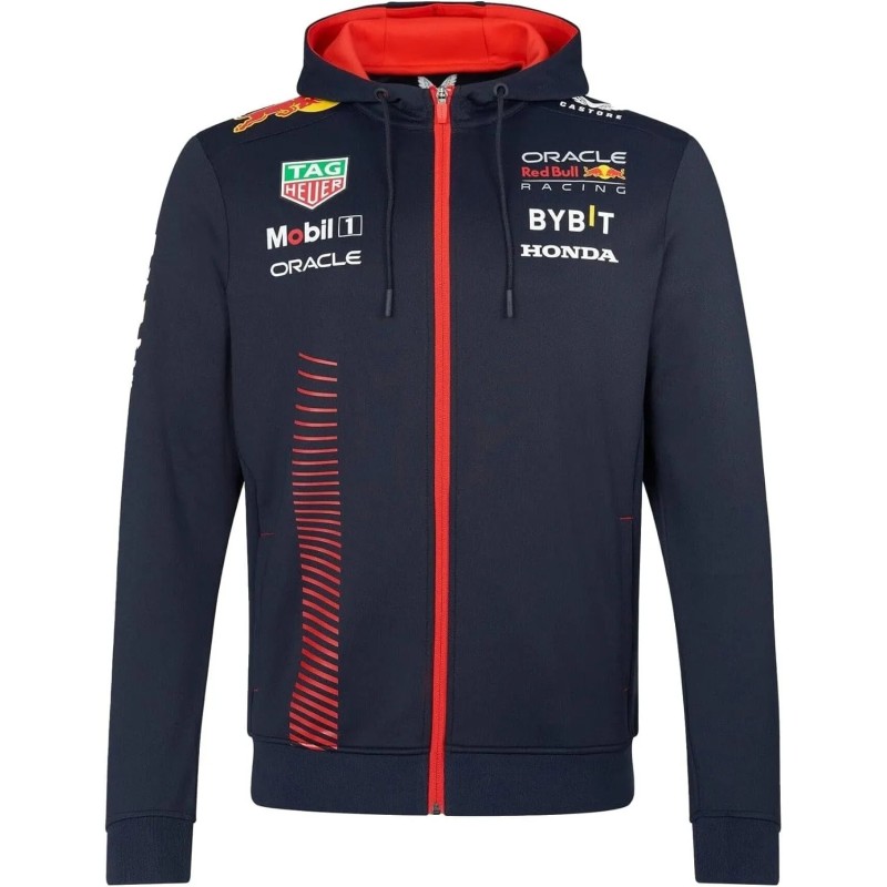 Red Bull Racing F1 Team Sudadera Con Capucha y Cremallera Completa Hombre Red Bull Racing F1 Team Sudadera Con Capucha y Cremallera Completa Hombre