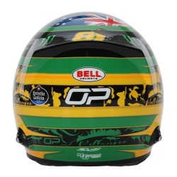 Oscar Piastri 2025 GP Australia Mini Helmet Bell escala 1:2