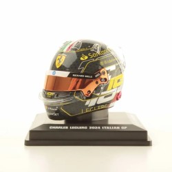 Mini helmet Charles Leclerc Ferrari GP Italia 2024 Winner 1:5