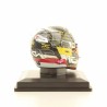Mini helmet Charles Leclerc Ferrari GP Italia 2024 Winner 1:5