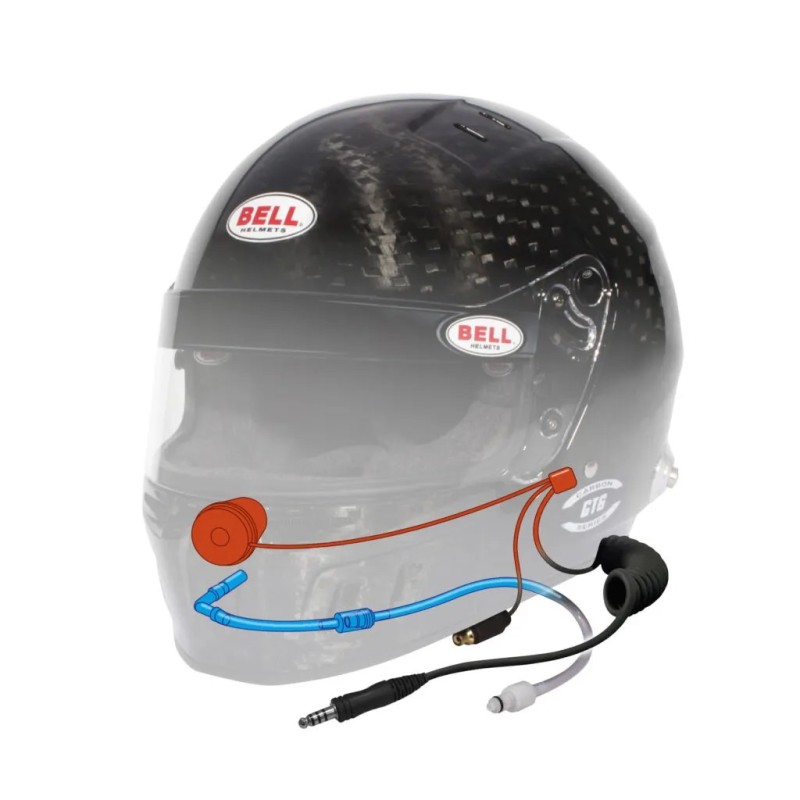 Bell GT6 Rd Carbon (Hans) FIA 8859-2024/Sa2020 Bell GT6 Rd Carbon (Hans) FIA 8859-2024/Sa2020