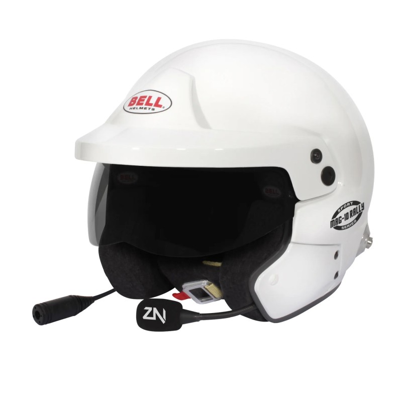 Bell Mag-10 Rally Sport White (Hans) FIA 8859-2024