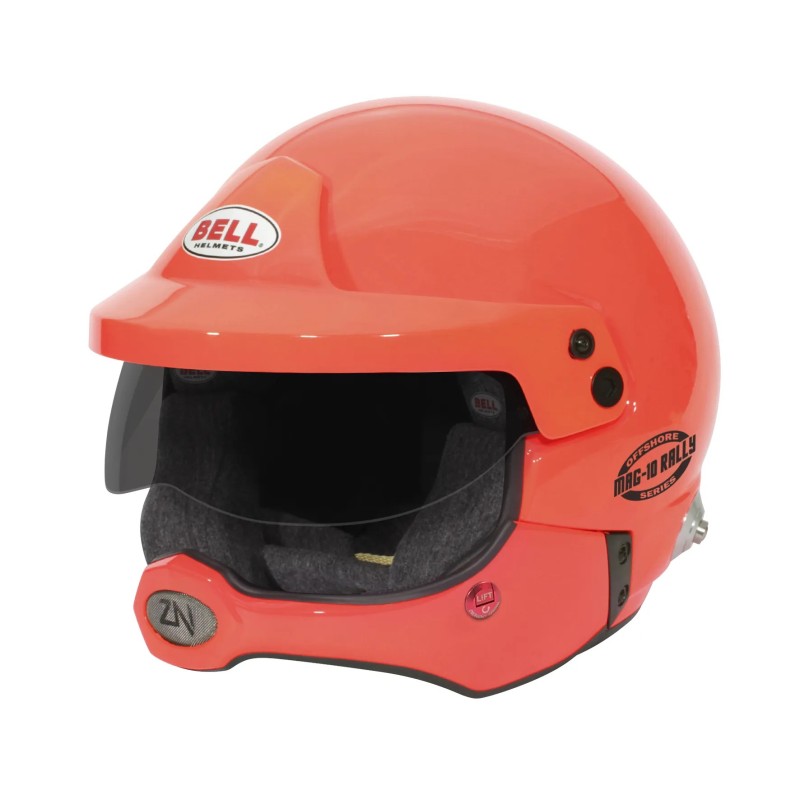 Bell Mag-10 Rally Pro Orange (Hans) FIA 8859-2024/SA2020