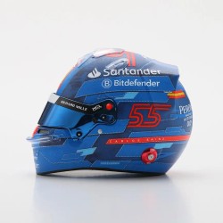 Mini helmet Carlos Sainz GP Miami 2024 1:5 – AFB Motorsport