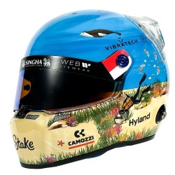 Valtteri Bottas 2024 GP Monaco Mini helmet STILO escala 1:2