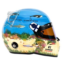 Valtteri Bottas 2024 GP Monaco Mini helmet STILO escala 1:2