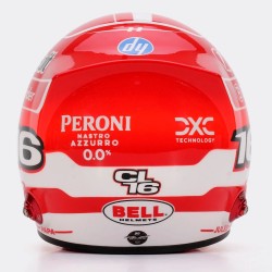 Charles Leclerc 2025 Mini Helmet Bell escala 1:2