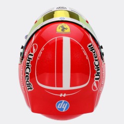 Charles Leclerc 2025 Mini Helmet Bell escala 1:2