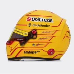 Lewis Hamilton 2025 Mini Helmet Bell escala 1:2