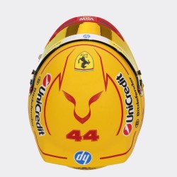 Lewis Hamilton 2025 Mini Helmet Bell escala 1:2