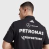 Mercedes-amg f1 adidas 2025 team polo black