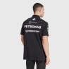 Mercedes-amg f1 adidas 2025 team polo black